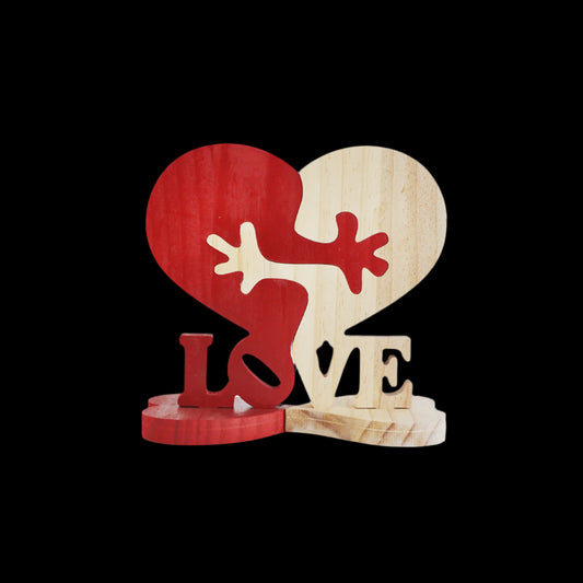 Heart-shaped Wooden Decoration Valentine's Day Gift